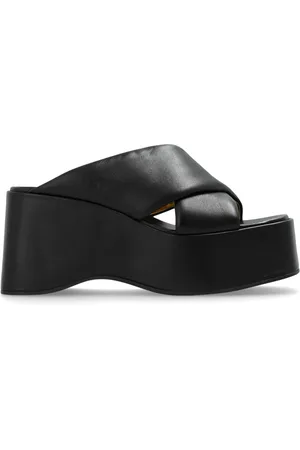 PARIS TEXAS Vicky 80mm leather mules