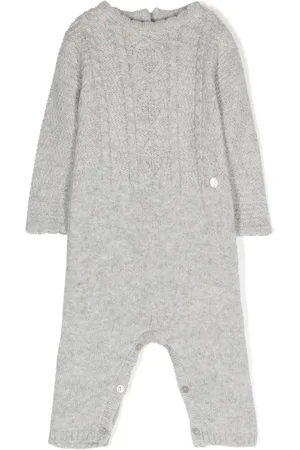 PATACHOU Cable-knit round-neck romper