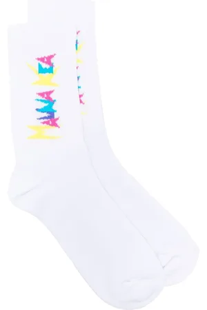 MAUNA KEA Intarsia-knit logo ankle socks