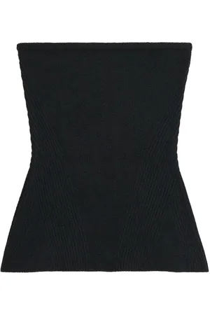 Apparis Ribbed-knit bandeau top