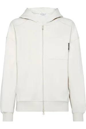 Brunello Cucinelli Zip-up cotton hoodie