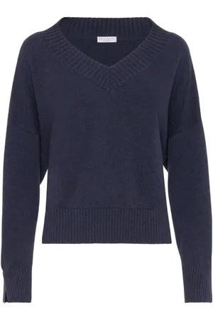 Brunello Cucinelli V-neck cashmere jumper