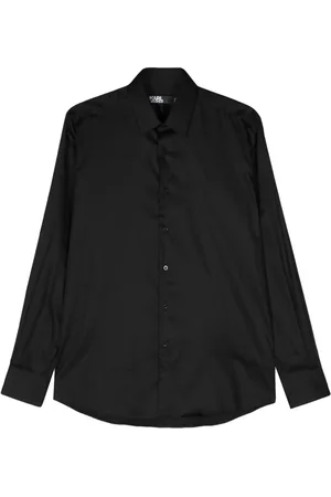 Karl Lagerfeld Classic-collar poplin shirt