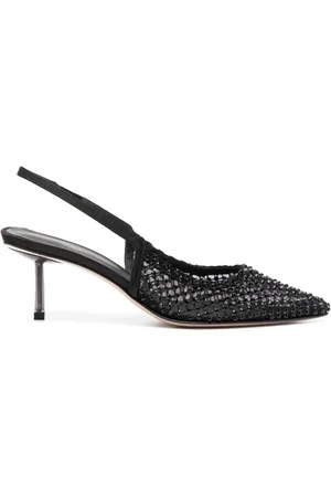LE SILLA Gilda 60mm embellished slingback pumps