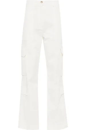DRHOPE Multi-pockets straight-leg trousers