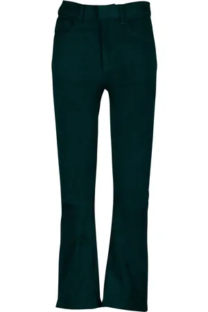 Arma suede flared trousers - Green