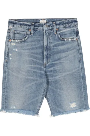 Citizens of Humanity Natalia raw-cut denim shorts