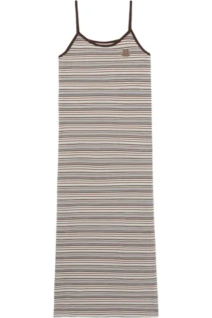 Chocoolate Striped midi dress