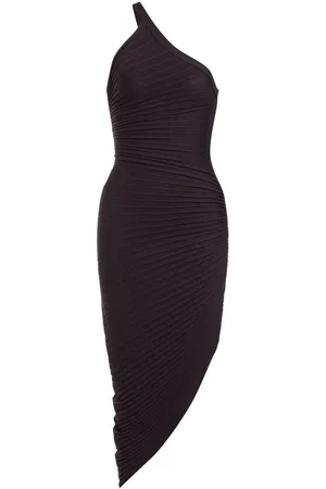 Serafini Asymmetric ruched dress