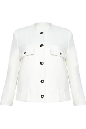 Khaite Laybin press-stud jacket