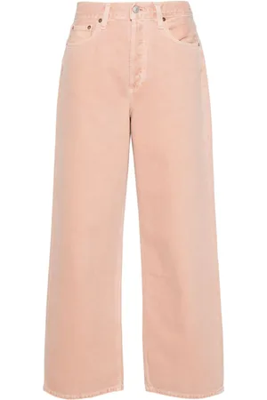 AGOLDE Slung mid-rise straight jeans