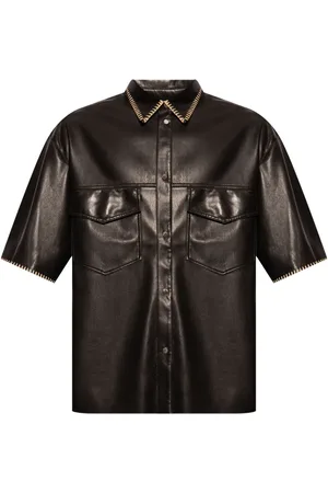 Nanushka Mance whipstitch-detail shirt
