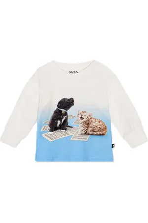 Molo Puppy and kitty print sweatshirt