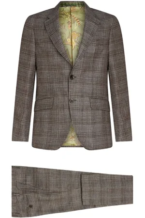 Etro Checked single-breasted suit
