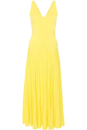 Twin-Set Knitted pleated maxi dress