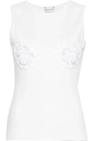 MAGDA BUTRYM Crochet-bra tank top