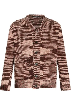 Etro Patterned-jacquard cotton-blend cardigan