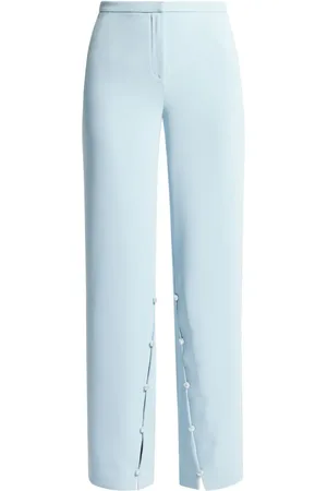 STINE GOYA Recycled-polyester straight-leg trousers