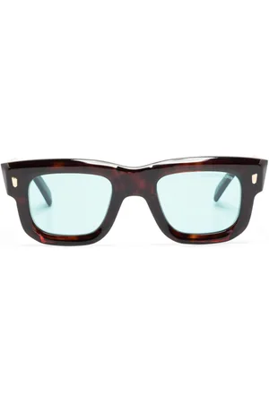 CUTLER & GROSS Tortoiseshell-effect square-frame sunglasses