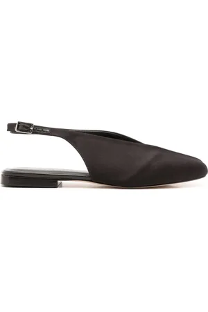 Studio Chofakian Square-toe leather pumps