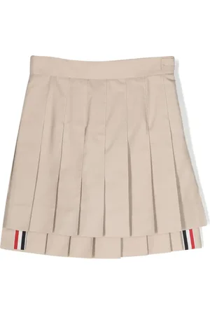 Thom Browne Typewriter Cloth pleated miniskirt