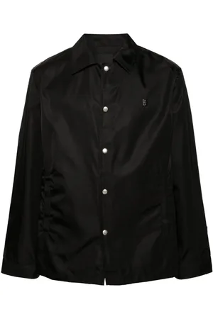 Givenchy Logo-plaque technical-jersey shirt