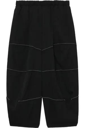 Comme des Garçons Tapered-leg cropped trousers