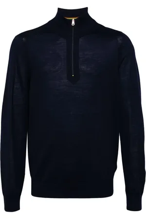 Paul Smith Half-zip fine-knit jumper
