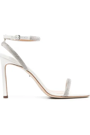 Sergio Rossi 100mm rhinestone-embellished satin sandals