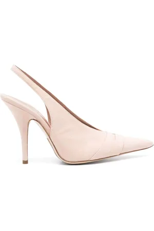 Serafini 110mm suede slingback pumps