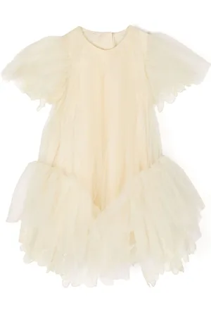 JNBY by JNBY Lace-trimmed tulle dress