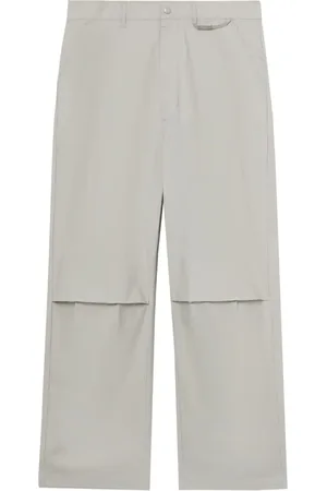 Izzue Tonal stitching wide-leg trousers