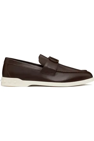 VALENTINO GARAVANI Leisure Flows leather loafers