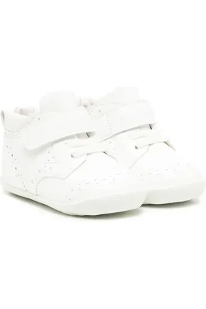 Miki House Touch-strap lace-up sneakers