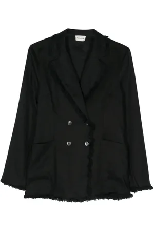 P.A.R.O.S.H. Beach24 frayed linen blazer