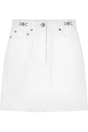 VERSACE A-line denim skirt