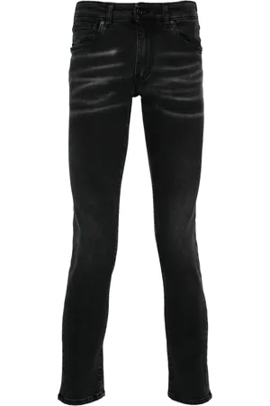 SALVATORE SANTORO Washed skinny jeans