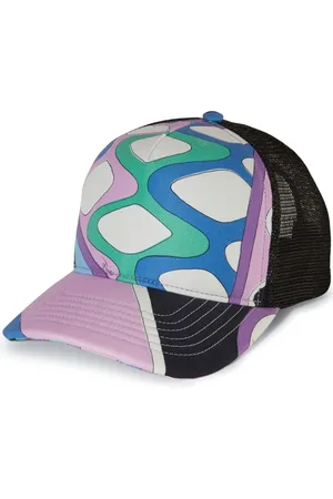 Puccini Vivara-print panelled cap