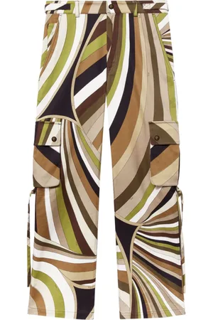 Puccini Iride-print cargo trousers