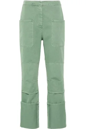 Max Mara Slim-fit cotton trousers