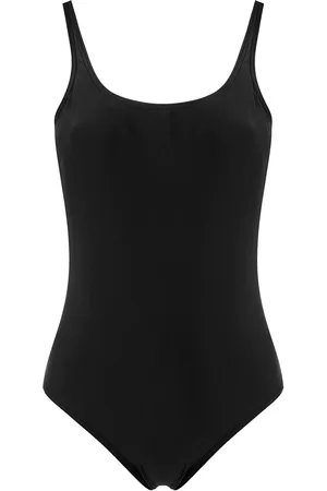 AMIR SLAMA Plain plunging back one-piece