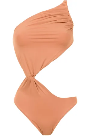 AMIR SLAMA One shoulder swimsuit