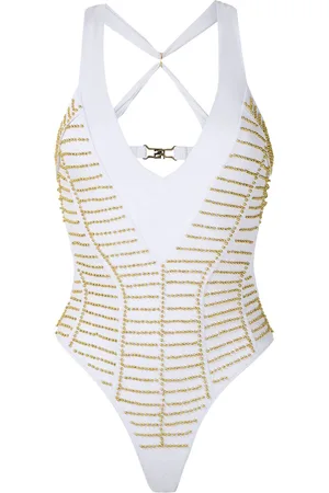 AMIR SLAMA Back cross straps swimsuit