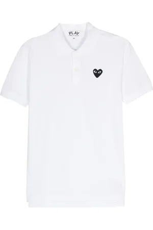 Comme des Garçons Appliqu??-logo polo shirt