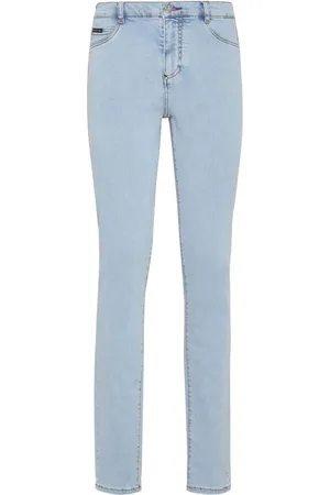 Philipp Plein Logo-plaque skinny-cut jeans