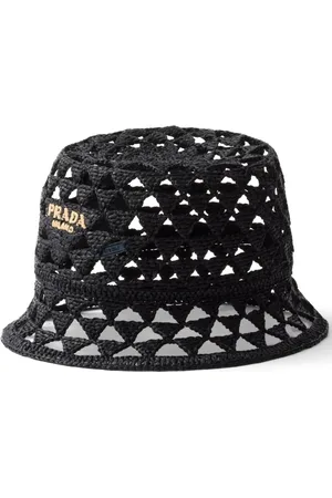 Prada Logo-embroidered bucket hat