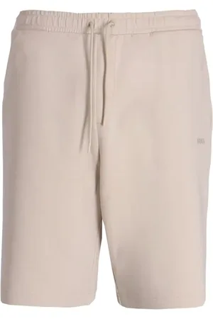 HUGO BOSS Rubberised-logo track shorts