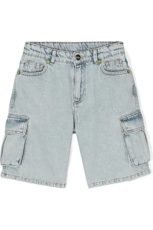 BARROW Denim cargo shorts