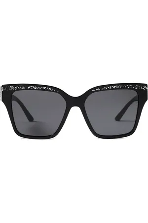 Jimmy Choo Glitter square-frame sunglasses