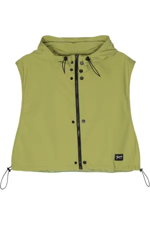 FIVE CM Drawstring hooded gilet